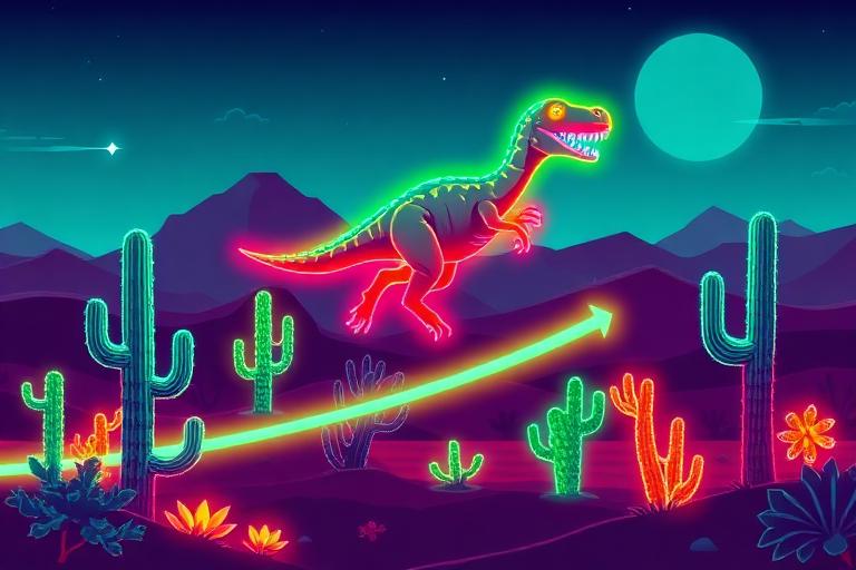 Dino Run — Jump the cacti, run forever